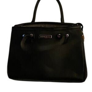 Adrianna Vittadini Black Purse Crossbody Strap inside